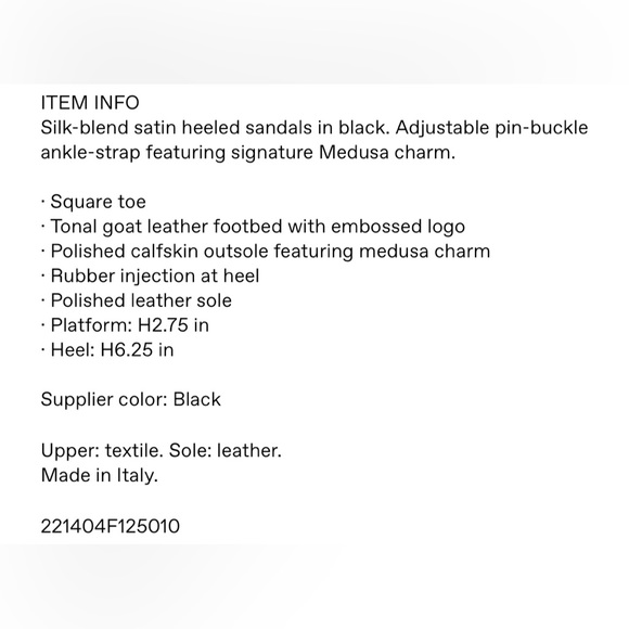 Versace Tri-Platform Satin Platform Wedge Sandal 160mm Strappy Square Toe Heel - Picture 14 of 15